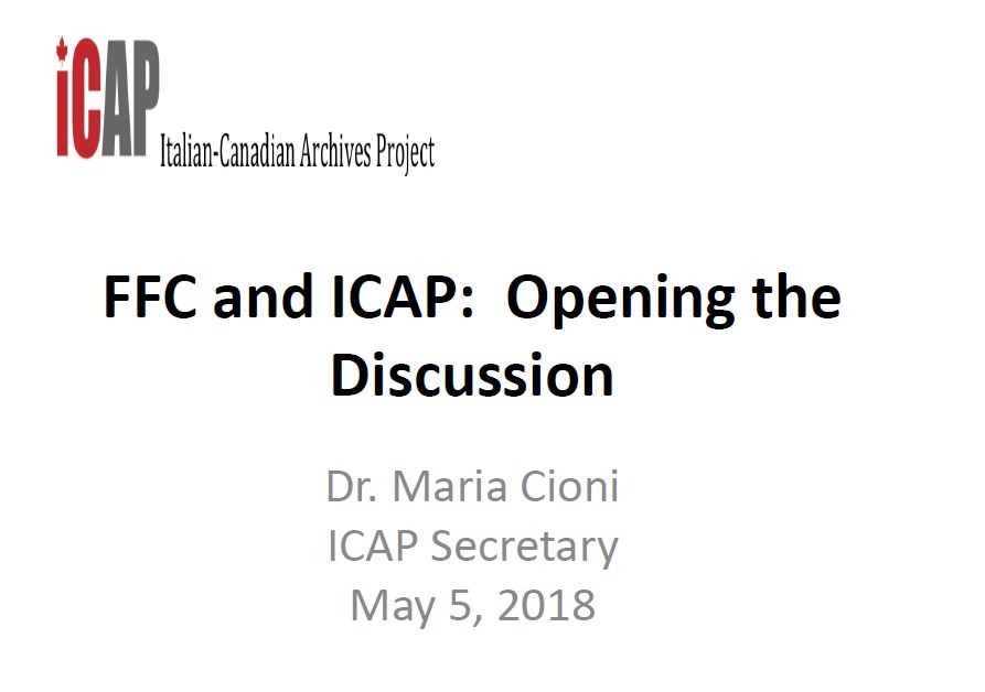 FFC and ICAP: Opening the Discussion